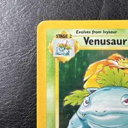 Venusaur Holo Pokemon Base Set TCG Card 15/102 - Image 3