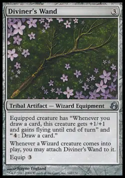 Diviner's Wand - MT MTG - Light Play - Image 1