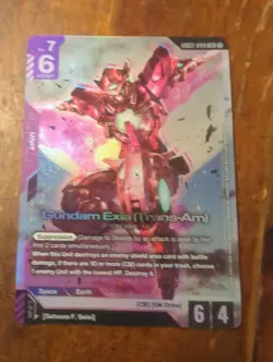 Gundam Exia Trans-Am Foil - GD03-049 - Gundam TCG Card Game - Steel Requiem - Image 1