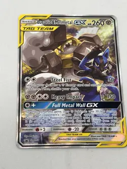 Lucario & Melmetal GX SM192 Black Star Promo Holo Pokemon Card NM - Image 2
