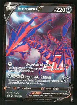 Eternatus V SWSH064 SWSH: Sword & Shield Promo Cards Promo NM - Image 1