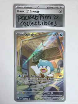 Pokemon Quaxly 206/193 Paldea Evolved NM TCG Card - Image 1