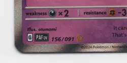 Pokemon TCG Paldean Fates Drifblim 156/091 Shiny Rare Holo - Image 3