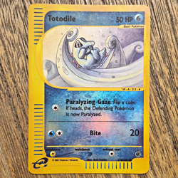Nintendo Pokemon TCG Totodile 135/165 Expedition Reverse Holo Common ENG 2002 - Image 1
