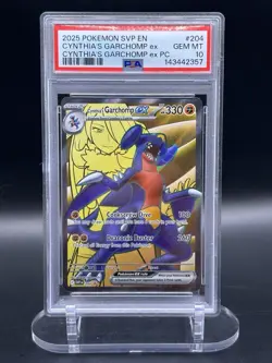 Cynthia's Garchomp ex 204 SV Promo Holo EX EN 2025 PSA 10 - Image 1
