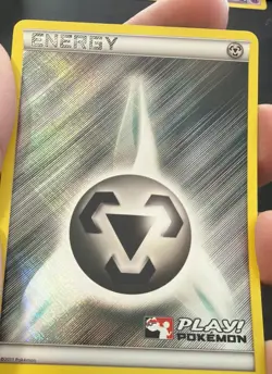 2011 Play Pokemon Metal Energy RARE CROSSHATCH FOIL - Image 1