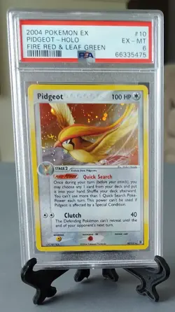 Pokemon EX Fire Red Leaf Green Pidgeot Holo 10/112 PSA 6 EX-MT Graded - Image 1