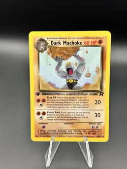 Pokemon Dark Machoke Team Rocket 1st Edition - Image 1