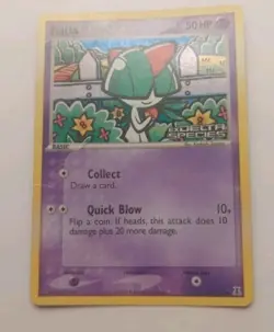 Pokemon TCG Ralts 81/113 Delta Species Reverse Holo 50 HP English Common - Image 1