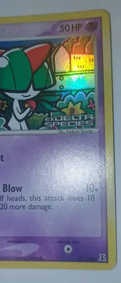 Pokemon TCG Ralts 81/113 Delta Species Reverse Holo 50 HP English Common - Image 4