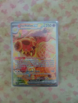 Dachsbun ex Pokemon TCG Stellar Crown 169/142 Holo NM SIR - Image 1