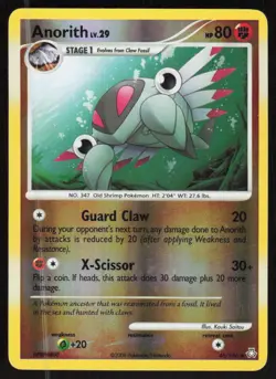Pokemon TCG Legends Awakened #46/146 Anorith Revers LP - Image 1