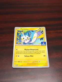Pokemon TCG Bahasa Indonesia Language Pachirisu Gym PROMO 273/SV-P - Image 1