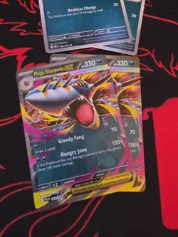 x2 Mega Sharpedo Ex & x4 Carvanha - Phantasmal Flames - Pokemon Evo Line Playset - Image 3
