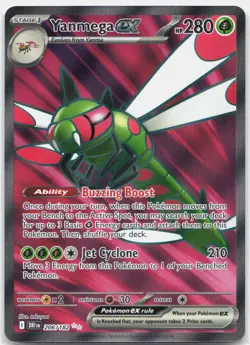 Yanmega ex 206/182 Ultra Rare Destined Rivals Pokemon Holo Near Mint - Image 1
