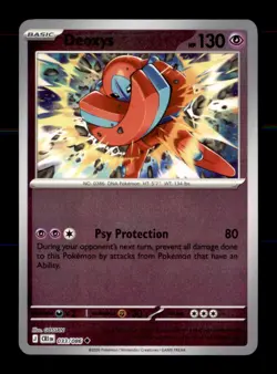 Deoxys 033/086 Uncommon Chaos Rising Pokemon Reverse Holo Near Mint - Image 1