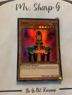 JINZO - 1. AUFLAGE MYFI-DE041 DEUTSCH Yu Gi Oh! CARD SUPER RARE HOLO KONAMI - Image 2