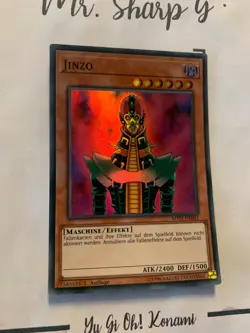 JINZO - 1. AUFLAGE MYFI-DE041 DEUTSCH Yu Gi Oh! CARD SUPER RARE HOLO KONAMI - Image 3
