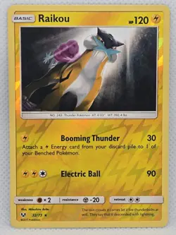 Raikou 32/73 Shining Legends Reverse Holo Rare Pokemon TCG - NM - US Seller - Image 1