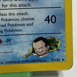 Pokemon TCG: Giovanni's Gyarados 5/132 - Gym Challenge - Holo Rare - HP Damage - Image 5