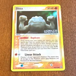 Pokemon TCG Ditto (Geodude) EX Delta Species 62/113 Reverse Holo Basic 60 HP EN - Image 1
