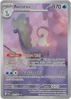 Aurorus 092/088 Holo Illustration Rare Perfect Order Pokemon Near Mint - Image 1