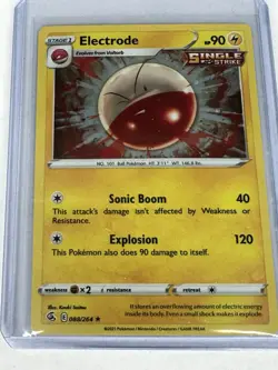 Electrode 088/264 Black Star Promo Cosmos Holo Pokemon Card NM - Image 1
