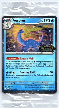 Aurorus (Perfect Order Stamped) 024/088 Holo SEALED NM - Image 1
