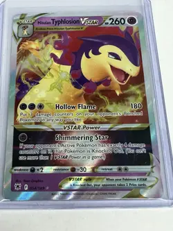 Hisuian Typhlosion VSTAR 054/189 Astral Radiance Ultra Rare Pokemon TCG Card NM - Image 1