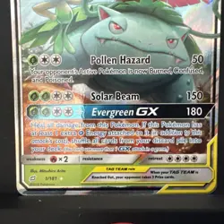 Pokemon Celebi & Venusaur GX 1/181 Tag Team NM - Image 4