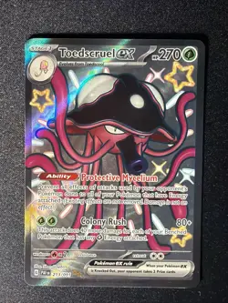 Toedscruel ex 213/091 Shiny Pokemon SV: Pal. Fates ⭐⭐ Crisp NM/M ✨ Ships Free - Image 1
