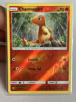 Charmander 18/147 Burning Shadows Pokemon Card Reverse Holo NM - Image 1