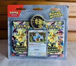 Pokemon TCG Ascended Heroes Larry’s Komala 2-Pack Promo Blister Factory Sealed - Image 1