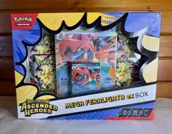 Pokemon TCG Mega Evolution Ascended Heroes Mega Feraligatr ex Box Sealed - Image 1