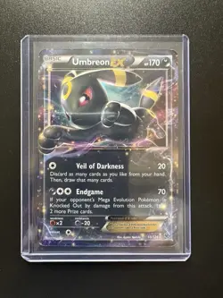 2016 Pokemon XY Fates Collide #55/124 Umbreon EX Holo - Image 1