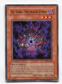 Yu-Gi-Oh! The Dark Hex Sealed Fusion Common englisch FET-EN028 Die Finsternis - Image 1