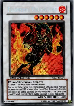 Yugioh Flamvell Uruquizas HA01-EN024 Limited Edition Secret Rare NM - Image 1