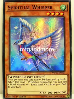 Yu-Gi-Oh - 1x Spiritual Whisper - WSUP - World Superstars - Image 1
