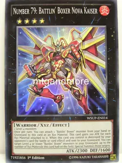 Yu-Gi-Oh - 1x Number 79: Battlin' Boxer Nova Kaiser - WSUP - World Superstars - Image 1