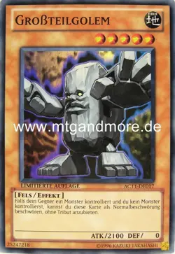 Yu-Gi-Oh 2x Most Golem - - AC11 - Super Rare - Image 1