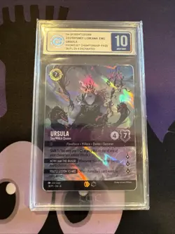 2024 DISNEY LORCANA EN P1-PROMO #38 URSULA - SEA WITCH QUEEN CCIC 10 - Image 1