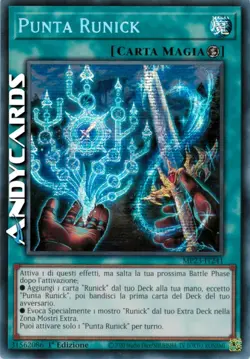 PUNTA RUNICK • (Runick Tip) • Segreta Prismatica • MP23 IT241 • 1Ed • Yugioh! - Image 1