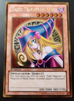 Yu-Gi-Oh! Dark Magician Girl PGLD-EN033 Gold Rare 1st Exactly as Seen - Image 1