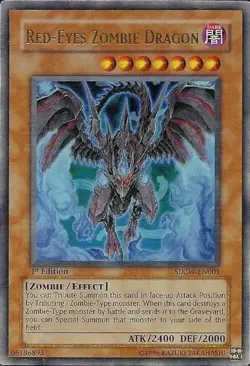 Red-Eyes Zombie Dragon [SDZW - SDZW-EN001] Ultra Rare LP - Image 1