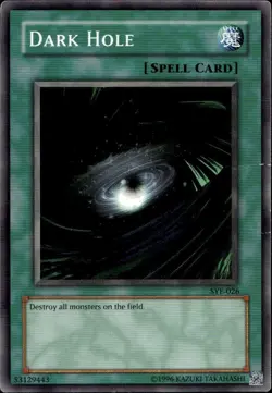 Yu-Gi-Oh! Starter Deck: Yugi Evolution Dark Hole #SYE-026 Poor - Image 1