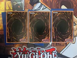 YUGIOH 3X PUMPKING THE KING OF GRAVE GHOSTS MZMU-EN001 SECRET 1ST ED NM - Image 2