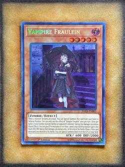 Yugioh Vampire Fraulein DASA-EN003 Secret Rare 1st Ed NM - Image 1