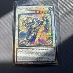 Mannadium Trisukta German AGOV-DE037 Quarter Century Secret Rare 1st Ed. YuGiOh - Image 1