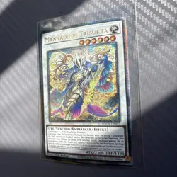 Mannadium Trisukta German AGOV-DE037 Quarter Century Secret Rare 1st Ed. YuGiOh - Image 3