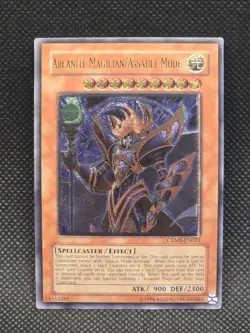 Yu-Gi-Oh! TCG Arcanite Magician/Assault Mode Effect Card CRMS-EN021 Holo English - Image 1